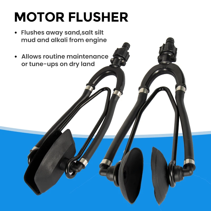 Outboard Motor Flushing Clamp for Speedboat Engine, Test Water Clamp, Engine Rinse Tool, Recirculation Water Clamp, Yacht Access