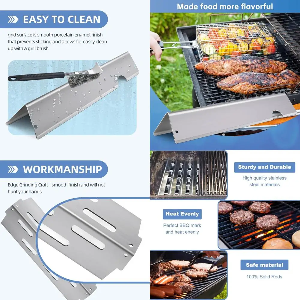 

Weber Genesis II Grill Replacement Parts: Stainless Steel Flavorizer Bars & Heat Deflectors for 300 ii, E-310, E310 ii, E-315 ii