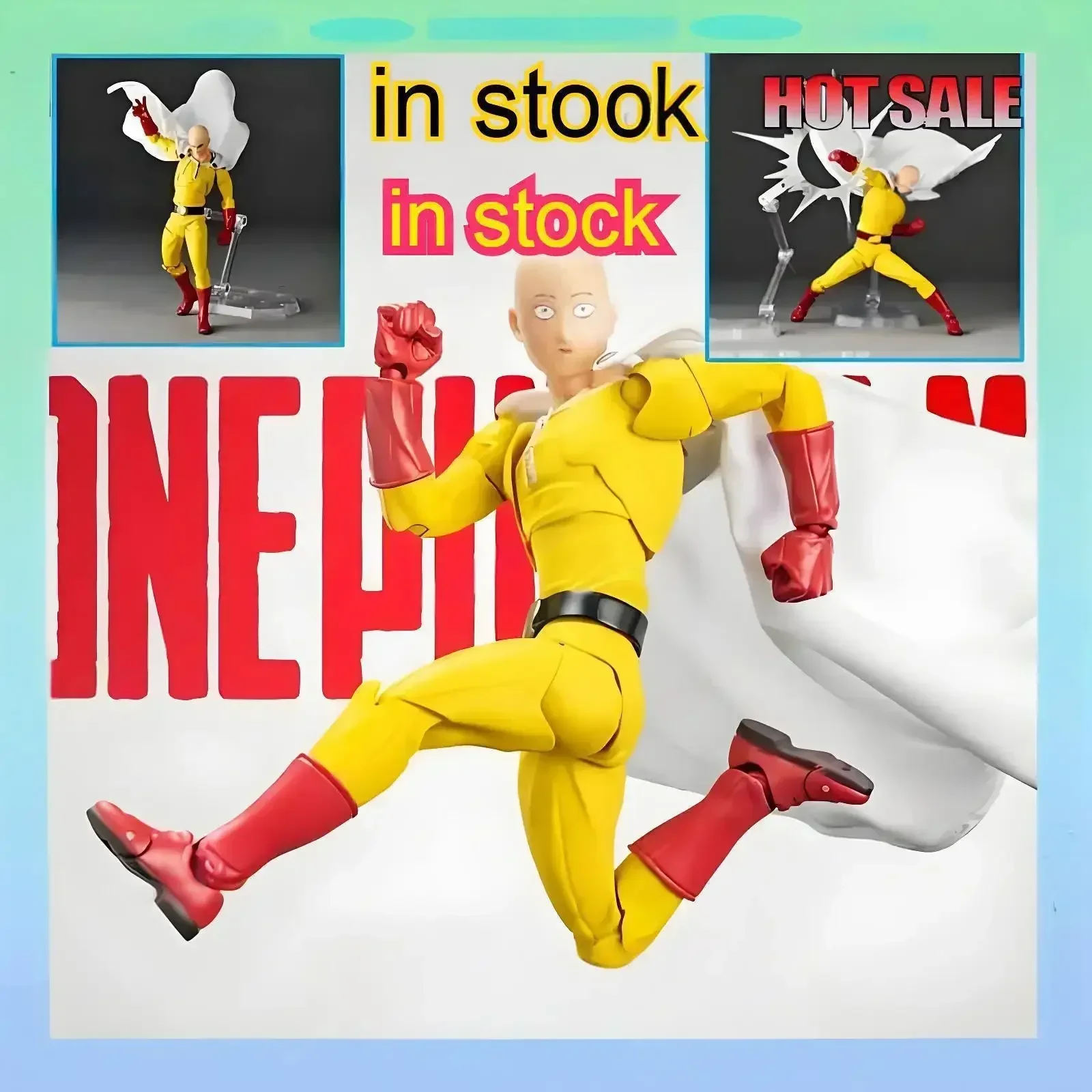 

Hot Selling Ko Version One Punch Man Saitama Revoltech PVC Action Figure Amazing Yamaguchi Collectible Anime Toy Gifts New Item