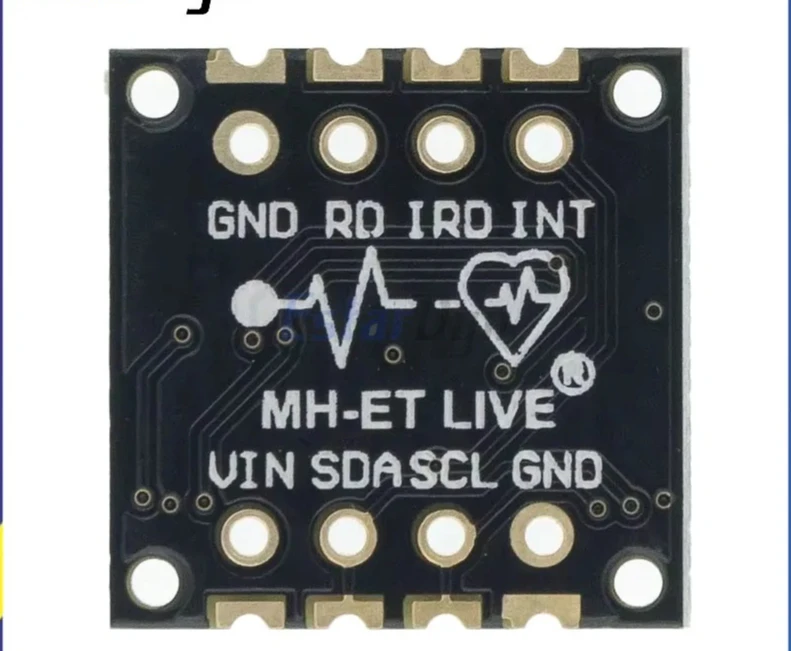 Arduino يمكن ارتداؤها بقوة منخفضة للغاية (0.7 مللي أمبير) MAX30102 معدل ضربات القلب وتشبع الأكسجين في الدم وحدة استشعار الصحة