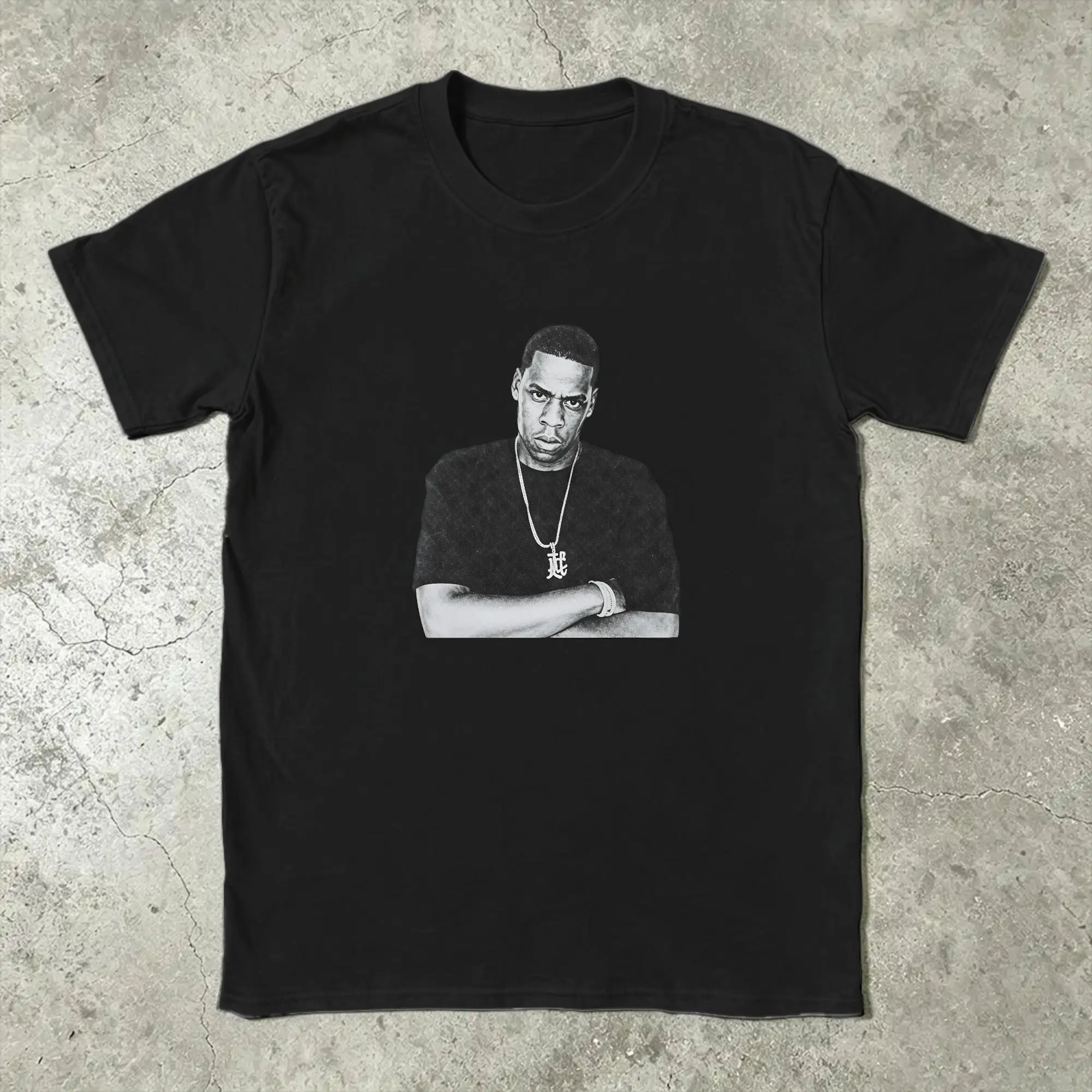 Jay Z Pure Cotton T Shirt For Men's Summer  Vintage T-Shirts Round Neck Trending Tees Oversized Wholesale Clothes
