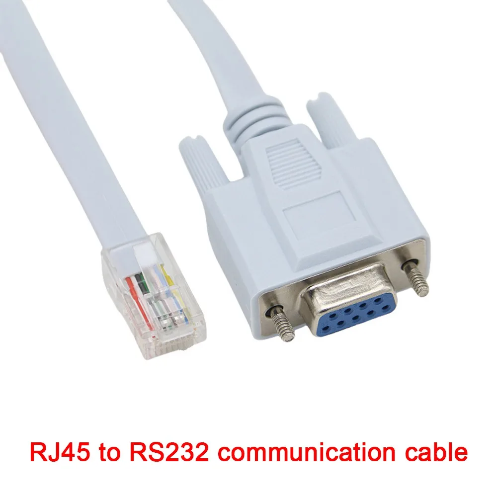 RJ45 Male To DB9 RS232 Female Console Rollover Cable Serial Port Adapter Cord For Network Router Switch Firewall Equipment