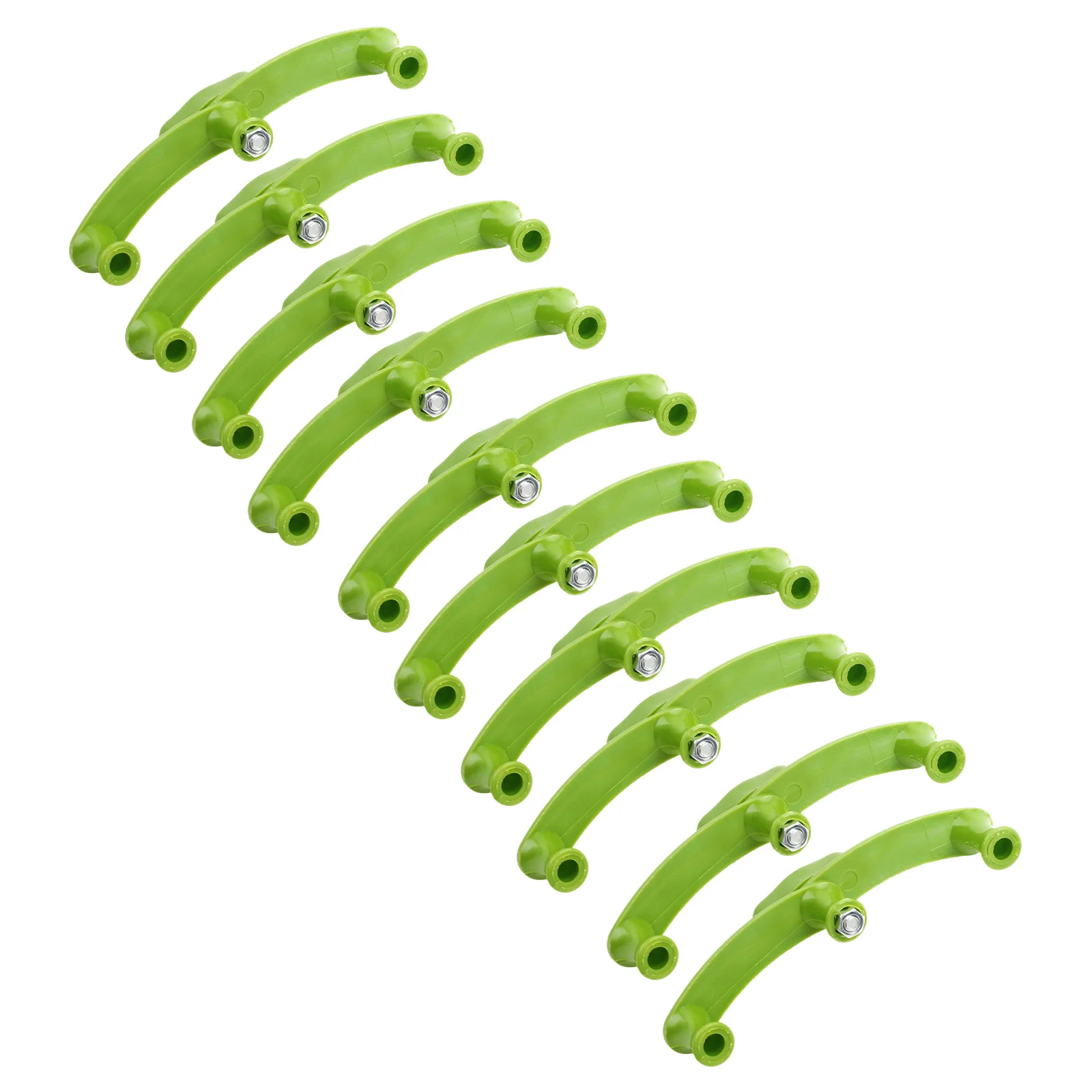 10pcs Green Adjustable Plastic Branch Shaper For Fruit Tree Bonsai Training Tool Garden Plant Support Spreader Agriculture