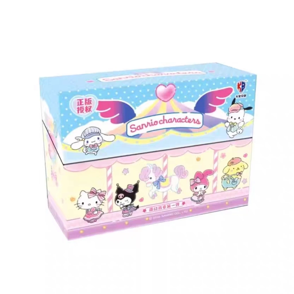 

Hot Selling Original Box KABAO Sanrio Cute Badge Collection Card Kitty Kuromi Melody Cute Cartoon Toys Children's Gifts