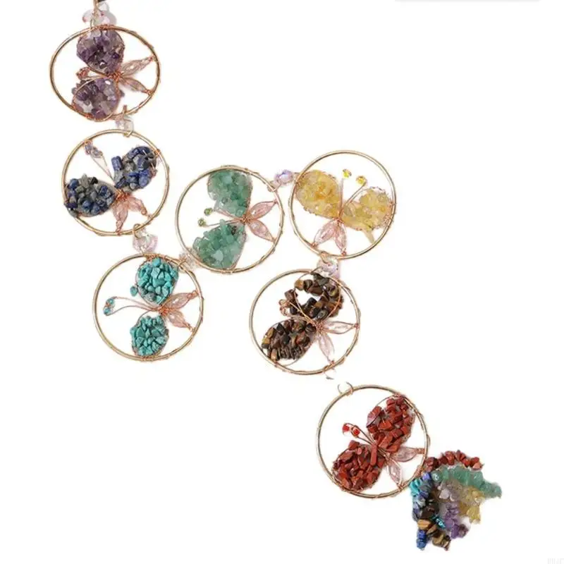 

R9JC MultyColor Crystal Stone Butterfly Pendants для любителя украшения