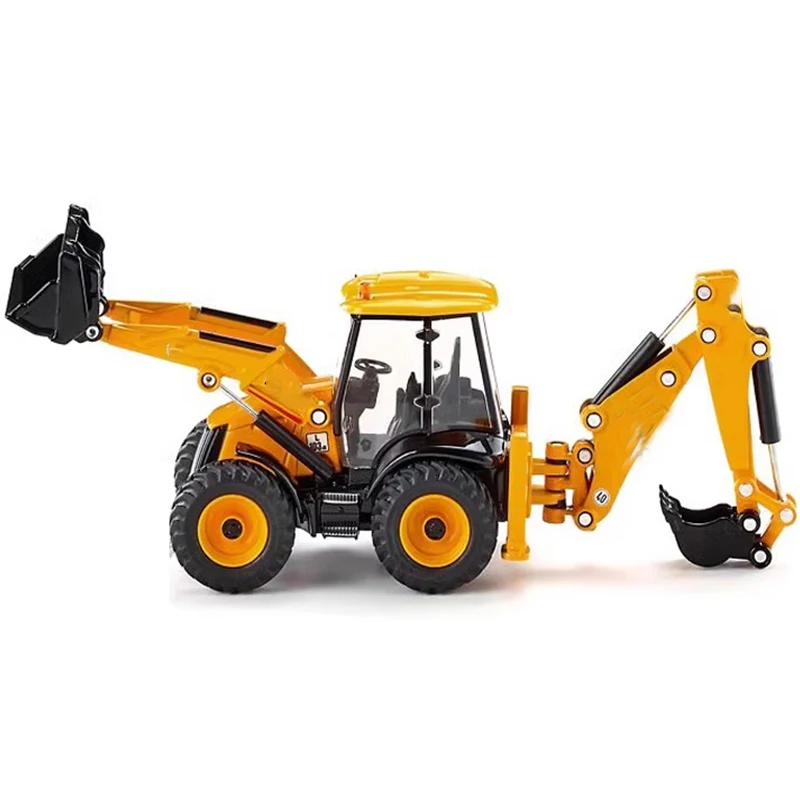 

Diecast 1:50 Scale Aloy Simulation JCB 4CX Excavator Loader Engineering Car Model Classic Adult Souvenir Gift Static Display