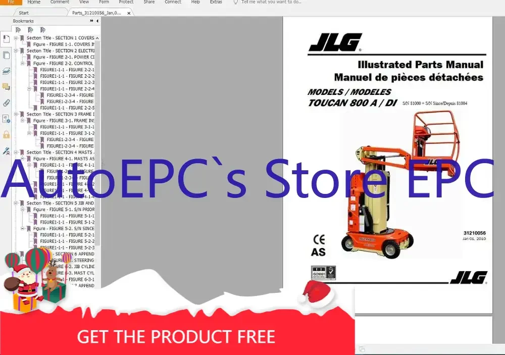 

Обслуживание и руководства по эксплуатации подъема AutoEPC JLG 2022, полный PDF, 45 ГБ