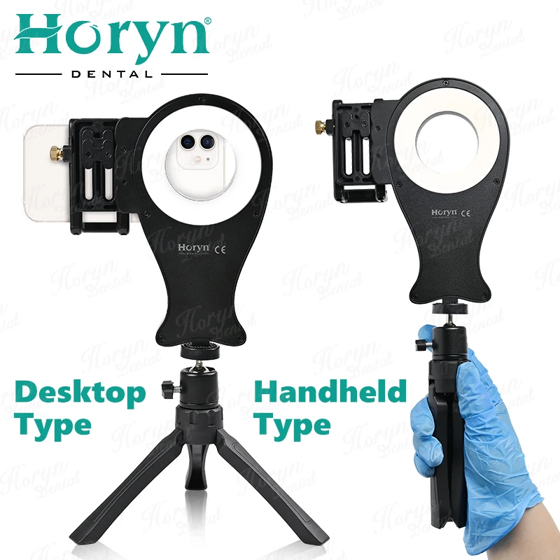 Dental Photography Filling Lamp Photo Light Adjustable Color Temperature and Brightness Mobile Phone Video Flash Tools