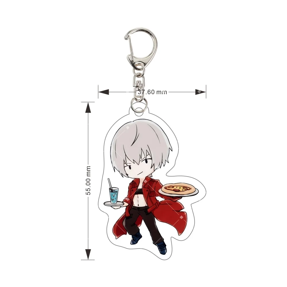 Devil May Cry Anime Acrylic Keychain Nero Dante Vergil V Lady Chibi Keyring Pendant Backpack Charm Cosplay Gift Jewelry Toys