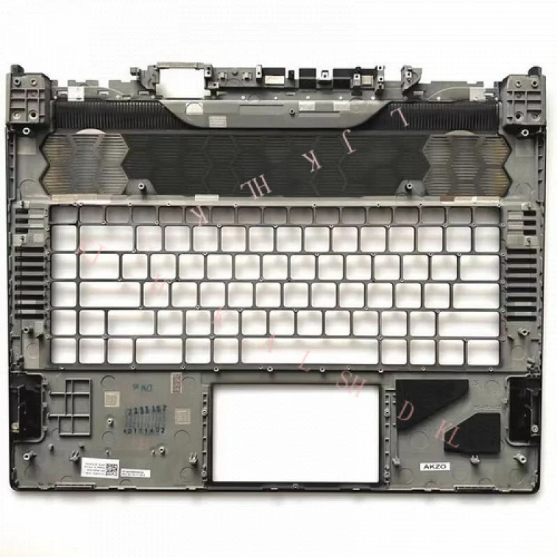 N 0GN5NN 델 에일리언웨어 X16 R1 블랙 노트북 C 쉘 커버 상단 팜레스트용