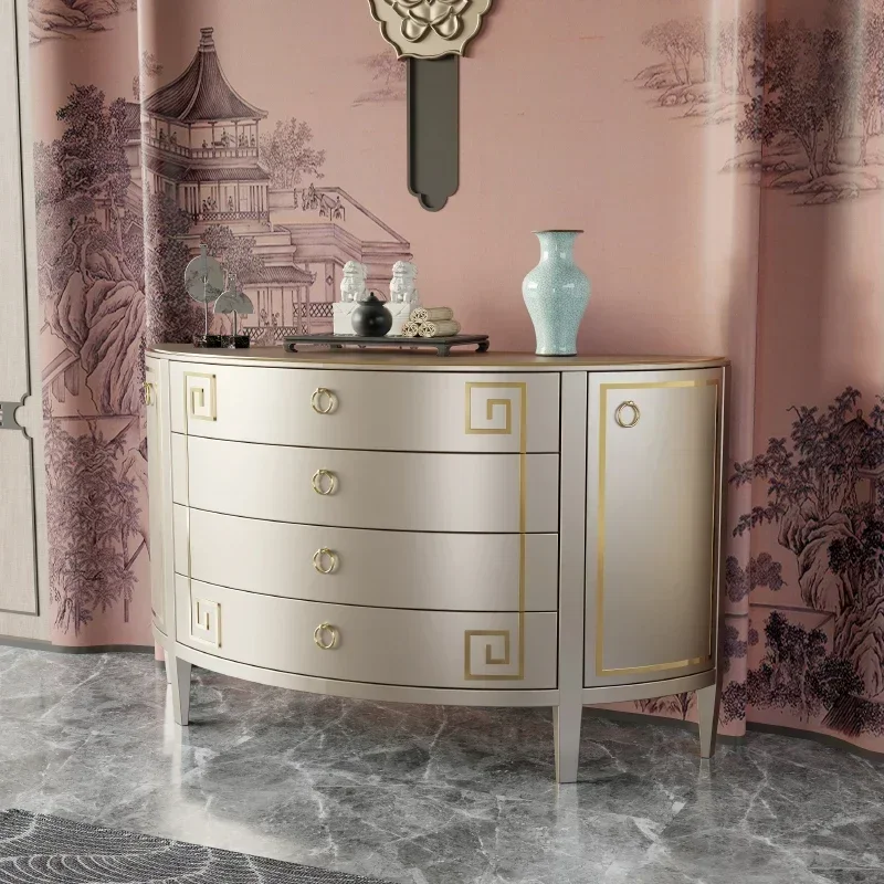 

Комод TAO Semicircle Home с боковым видом, современный классический буфет-перегородка для гостиной