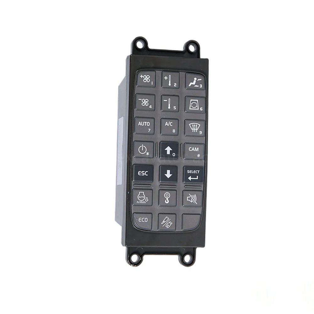 For 14594714 Excavator Parts 210D 220D 290D 360D 750D 460D Air Conditioner Controller Panel Switch