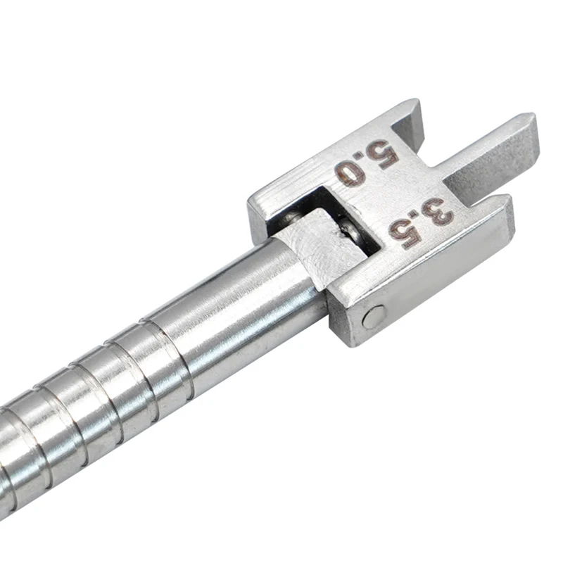 1PC Dental adjustable bracket locator, rod type adjustable angle positioning ruler, oral stainless steel positioning tool view 2