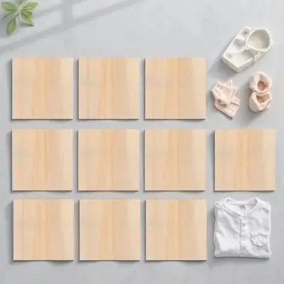 

10pcs Wooden Picture Frame Unfinished Blank Mini Board for DIY Clay Kits Snow Mud Craft Kids Photo Holders Projects Wooden