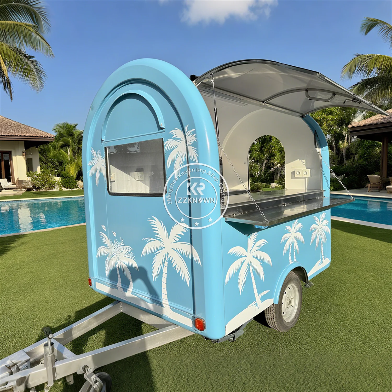 

Factory Cheap Prices Food Truck Coffe Cart Outdoor Mobile Coffee Ice Cream Snack Bar Concession Food Shop Trailer For Sale