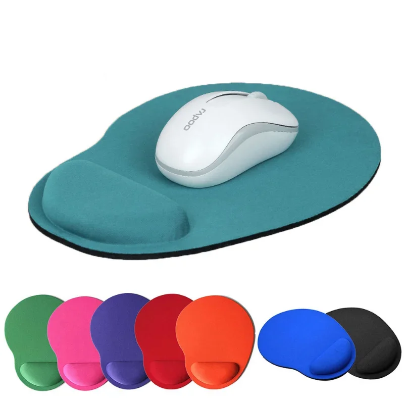 1 pz colore Mouse PC portatile addensato supporto per il polso dell'ufficio comodo tappetino per Mouse