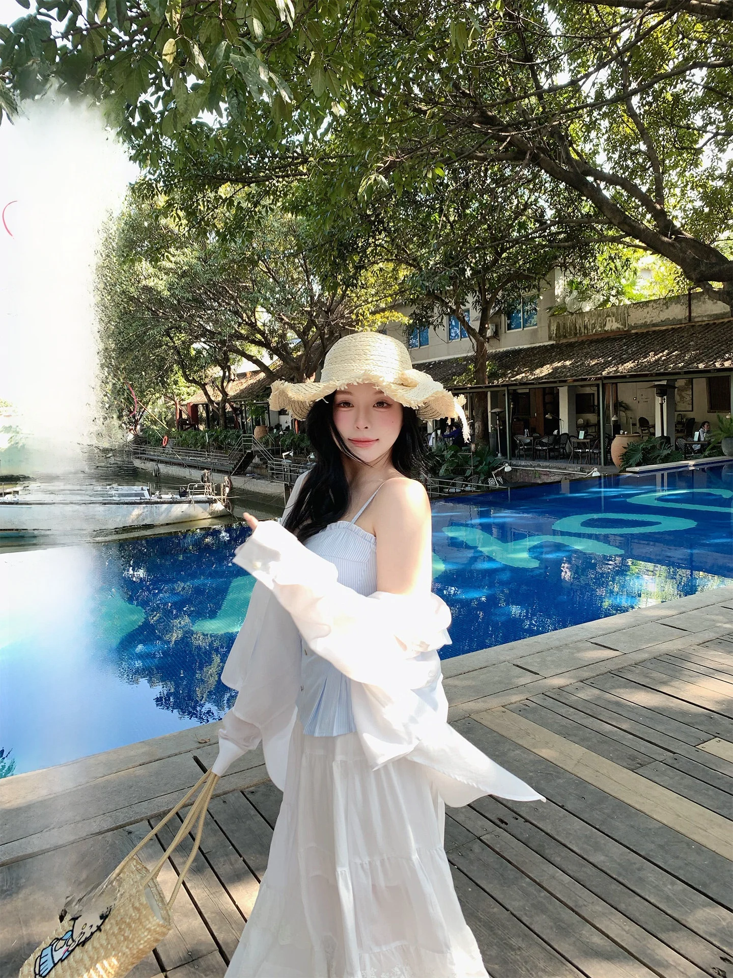 

Your Fi Peony Milk Jelly Korean Sle plus Size Women Gentle Thin Spring Summer Stripe Strap Long Skirt f Skirt Set