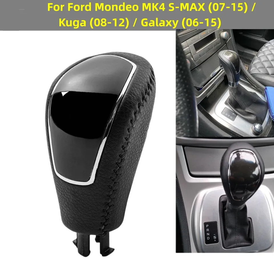 Automatic Gear Shift Knob Lever Stick For Ford Mondeo MK4 S-MAX (07-15) / Kuga (08-12) / Galaxy (06-15) Car Styling Accessories