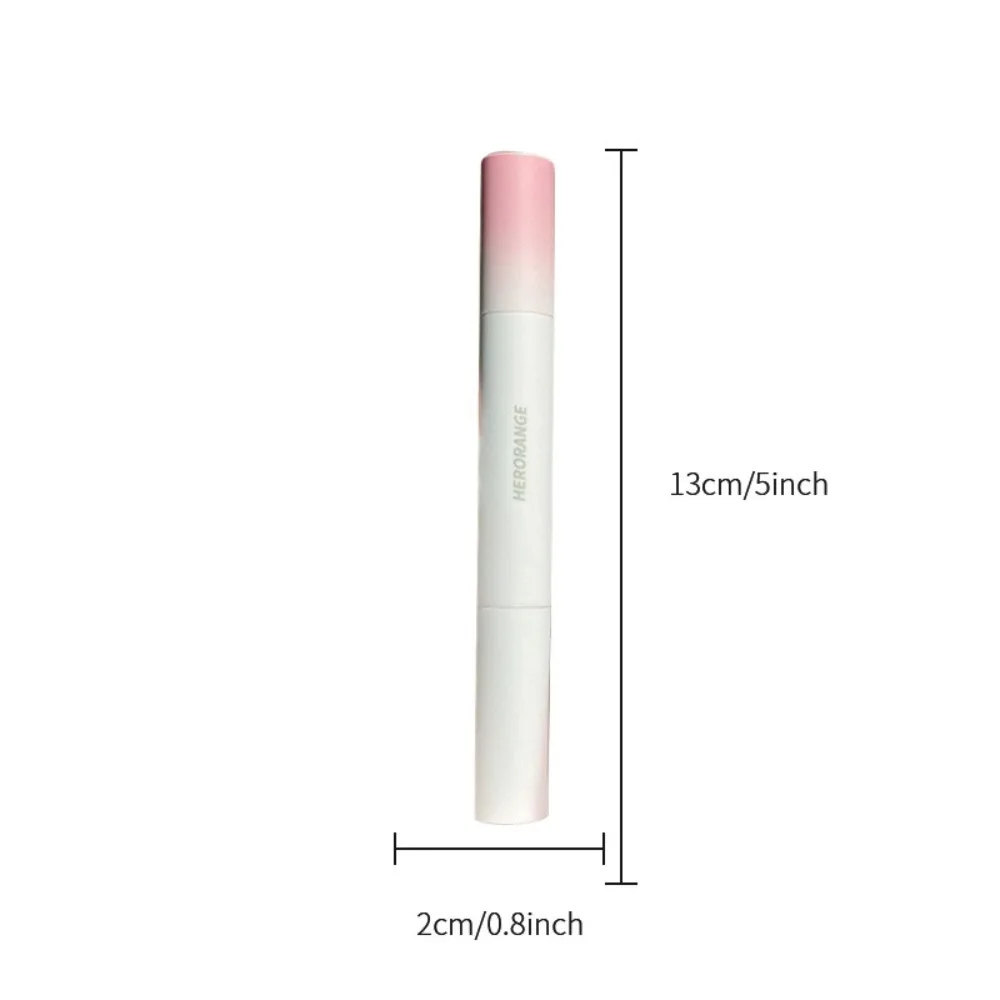 Rouge à lèvres résistant à l'eau, double extrémité, avec pinceau, contour, maquillage, esthétique, 256