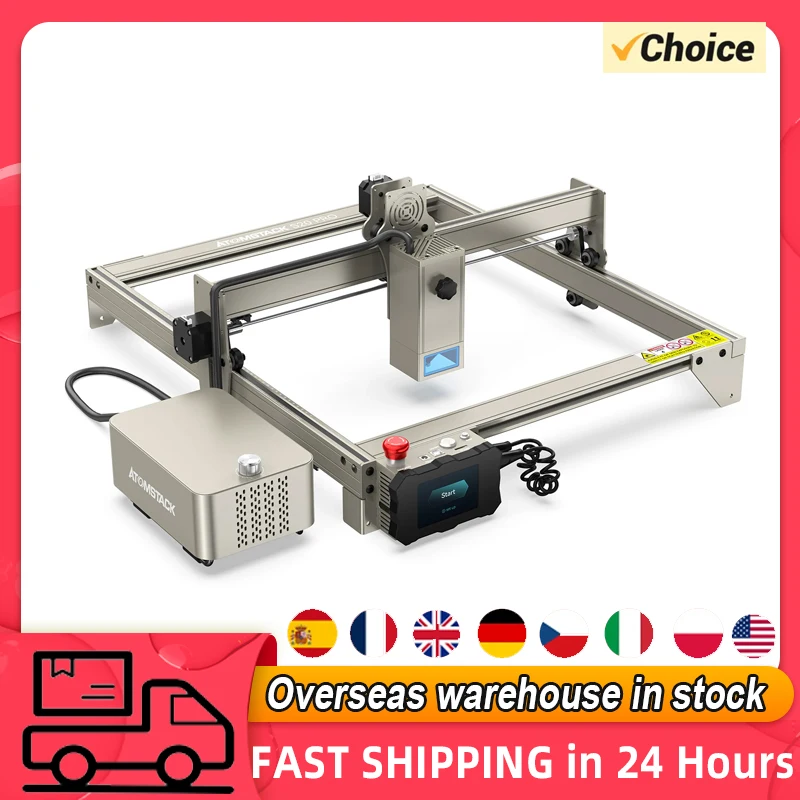 ATOMSTACK S20 Pro Laser Engraving Cutting Machine 20W Laser Power 400x400mm Engraving Area Fixed-Focus Ultra-thin Laser