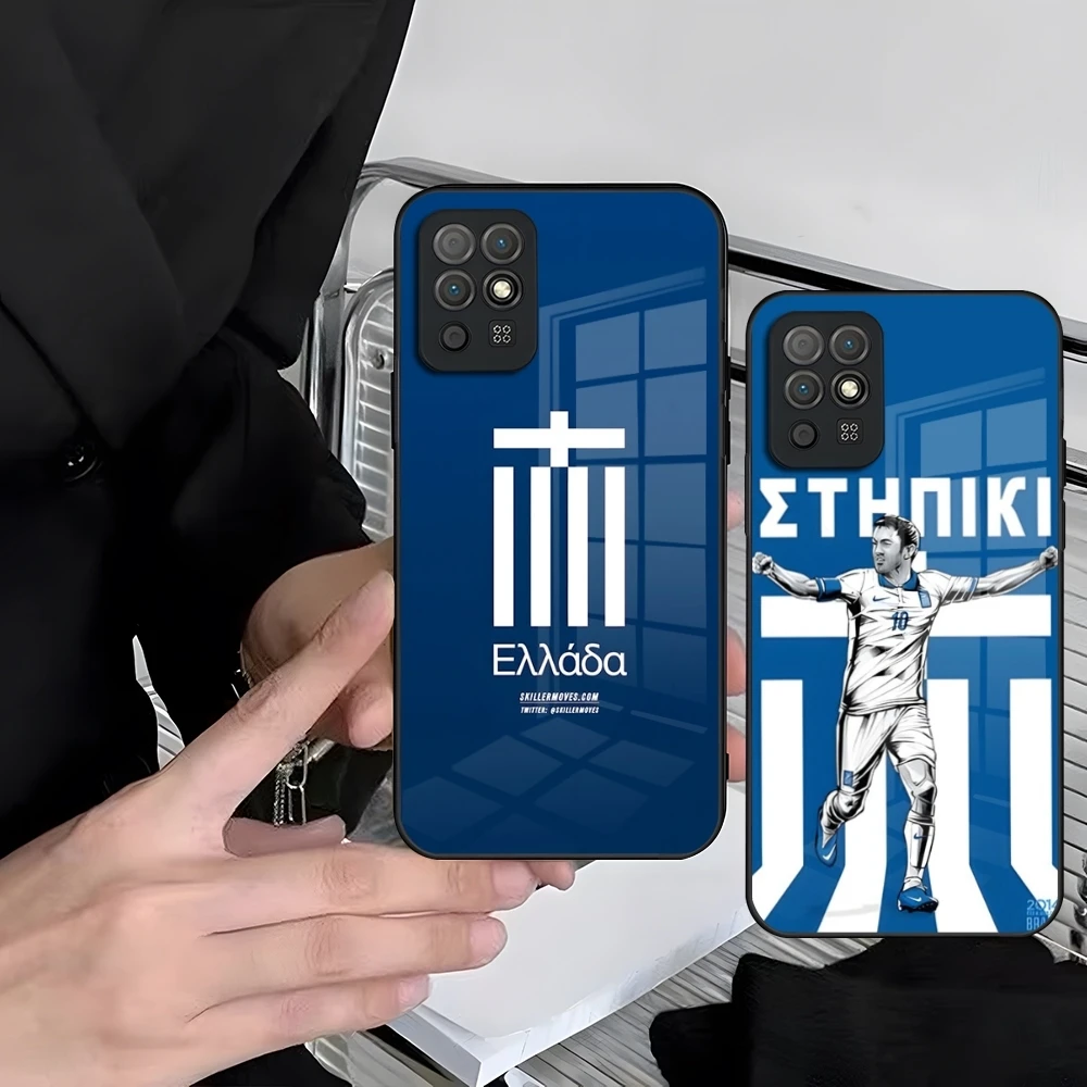 Greece Greek national flags Phone Case For Redmi 8 10 Poco x3Pro 9 x3Nfc 12 9T x3 9A Note10 Pro Note12 11 x5 Pro Note8 Plus 11 s