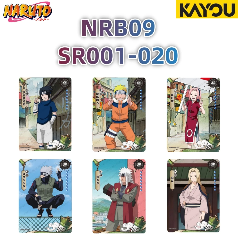 Kayou Naruto Card T4W8 T2W9 Complete Set BP\CR\ASP\UR\MR\SSR\SR\R