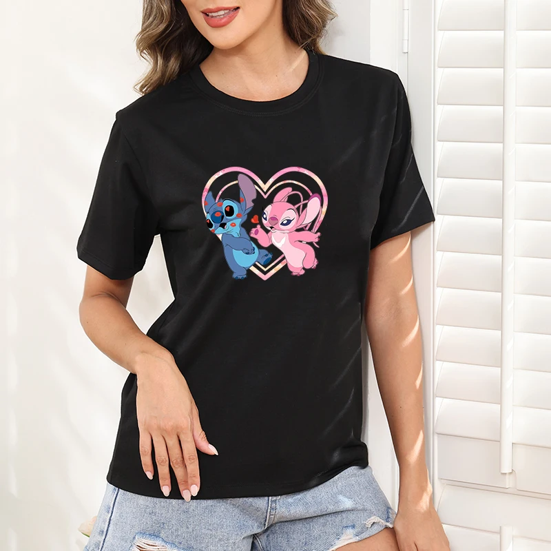 

Tops Disney Mickey Vintage Avatar Cute Print Lady Cropped Casual T-Shirt Fashion Ladies Wear Women's sumer clothes 2025 New