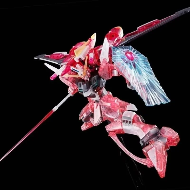 HG 1/144 Kleurrijke Transparante Oneindige Justitie Assembleren Mech Model Kit Actiefiguren Jongen Puzzel Speelgoed Decoratie Cadeau