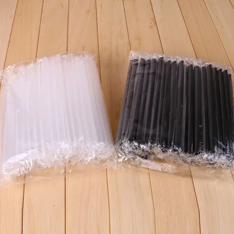 거대한 밀크셰이크 빨대, 진주 보바 밀크티 스무디, 마시는 파티, 7.5 인치, 100 개