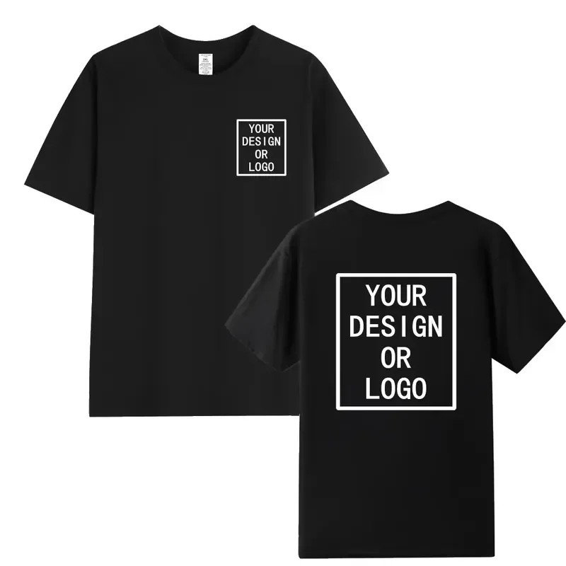 2026 Custom Cotton T-Shirt for Men and Women Featuring Personalized Design Space Where You Can Add Your Own Text or Graphic