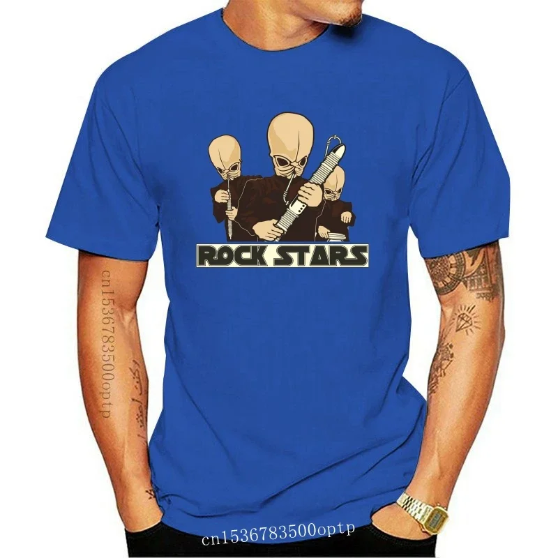 New Cantina Band Rock Stars T Shirt Mos Eisley Parady Novelty Cotton Tee Large Size Tee Shirt