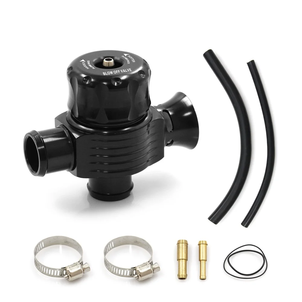 Turbo 25mm Diverter Dump Blow Off Valve Dual Port For MK4 For Golf For Polo 1.8T