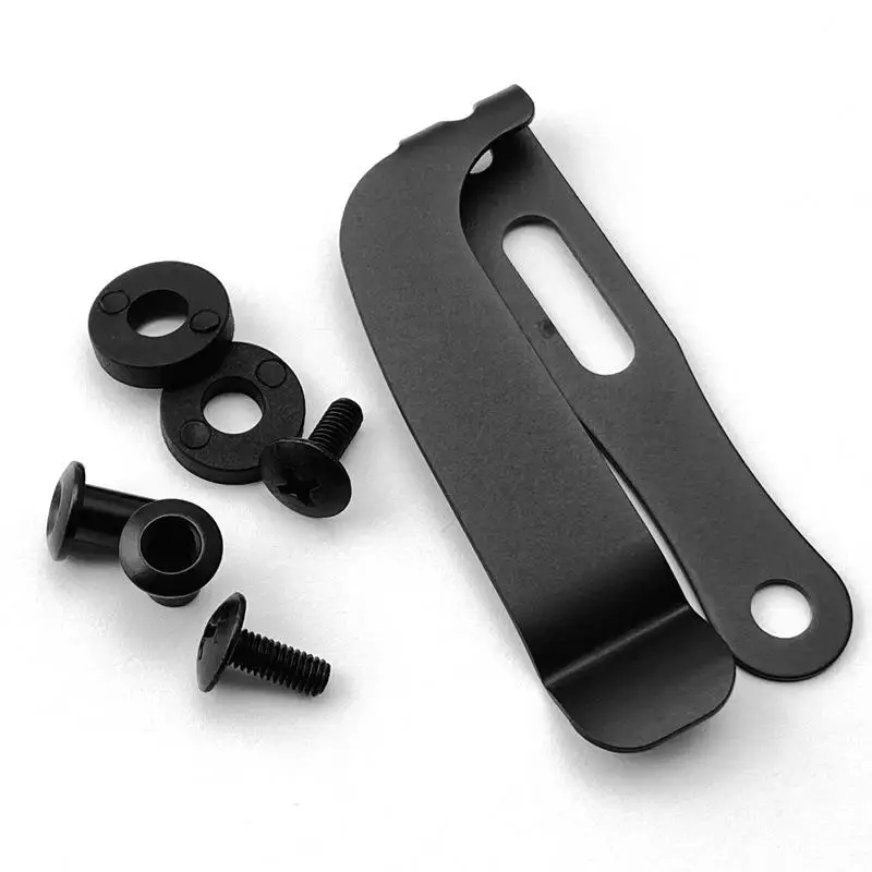 1 pezzo in acciaio inossidabile KYDEX IWB HOLSTER CLIP K Guaina Clip in vita Accessori Coltello Fodero Clip posteriore KYDEX Clip per cintura da trasporto