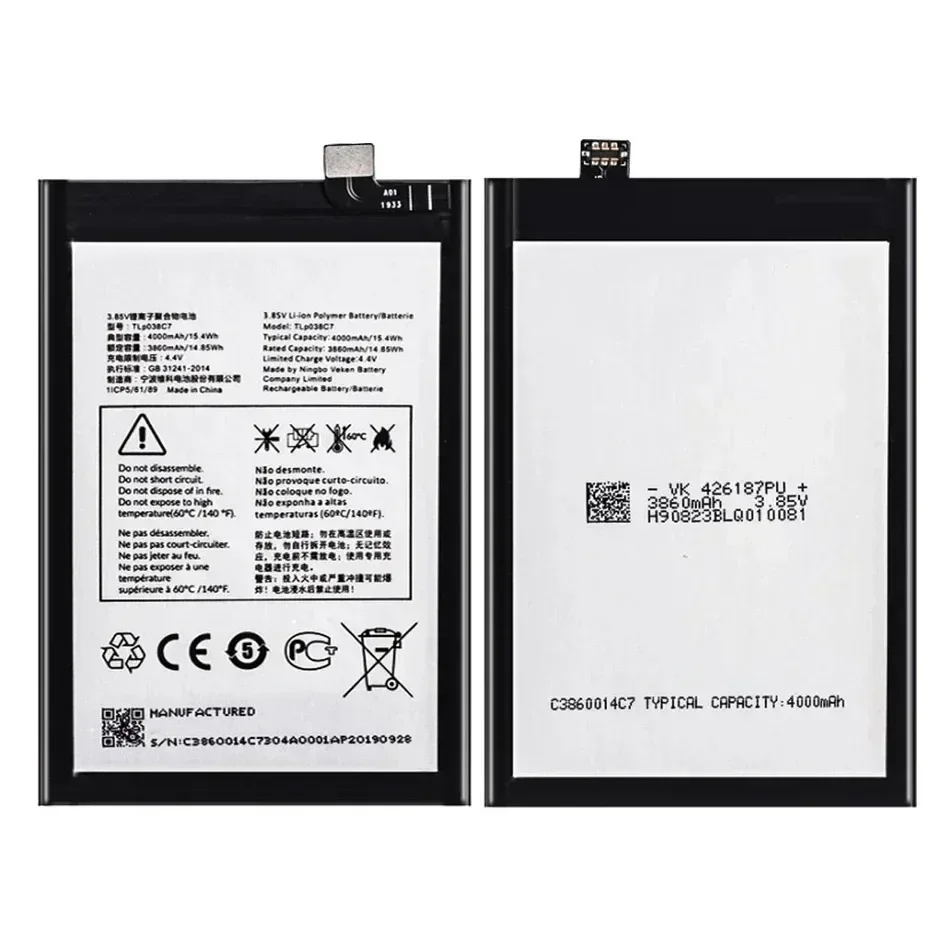 

TLP038C7 Аккумулятор для Alcatel TLP038C7