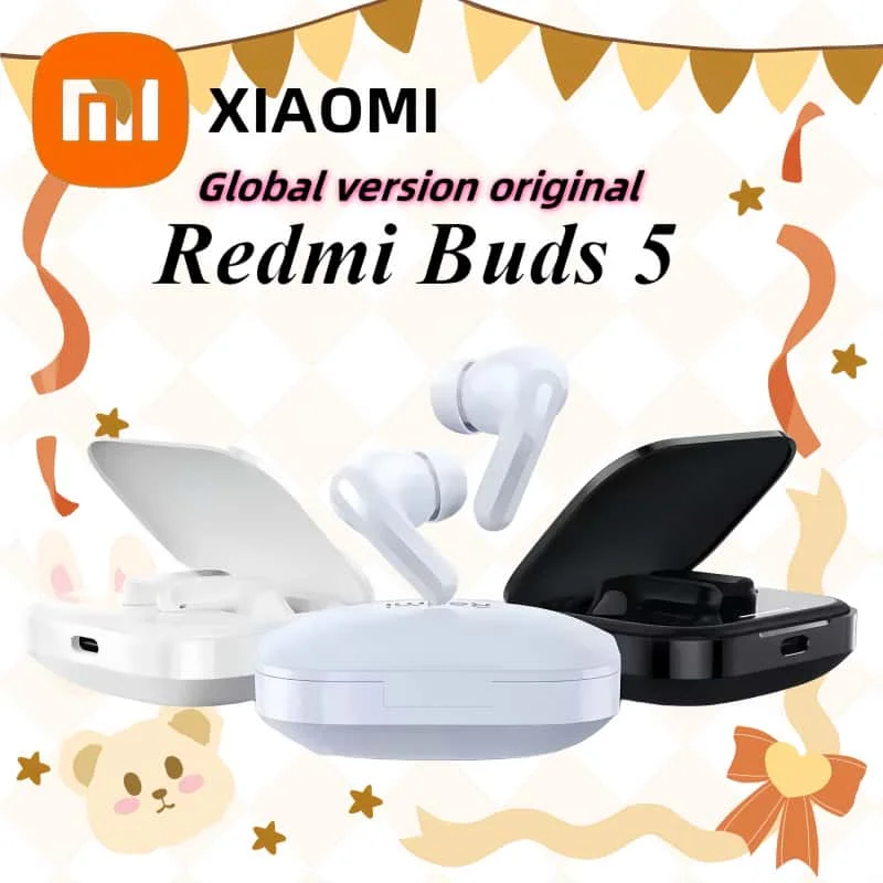 Original Xiaomi Redmi Buds 5 Ultra Long Battery Life Bluetooth Touch ANC Noise Cancelling Earphones