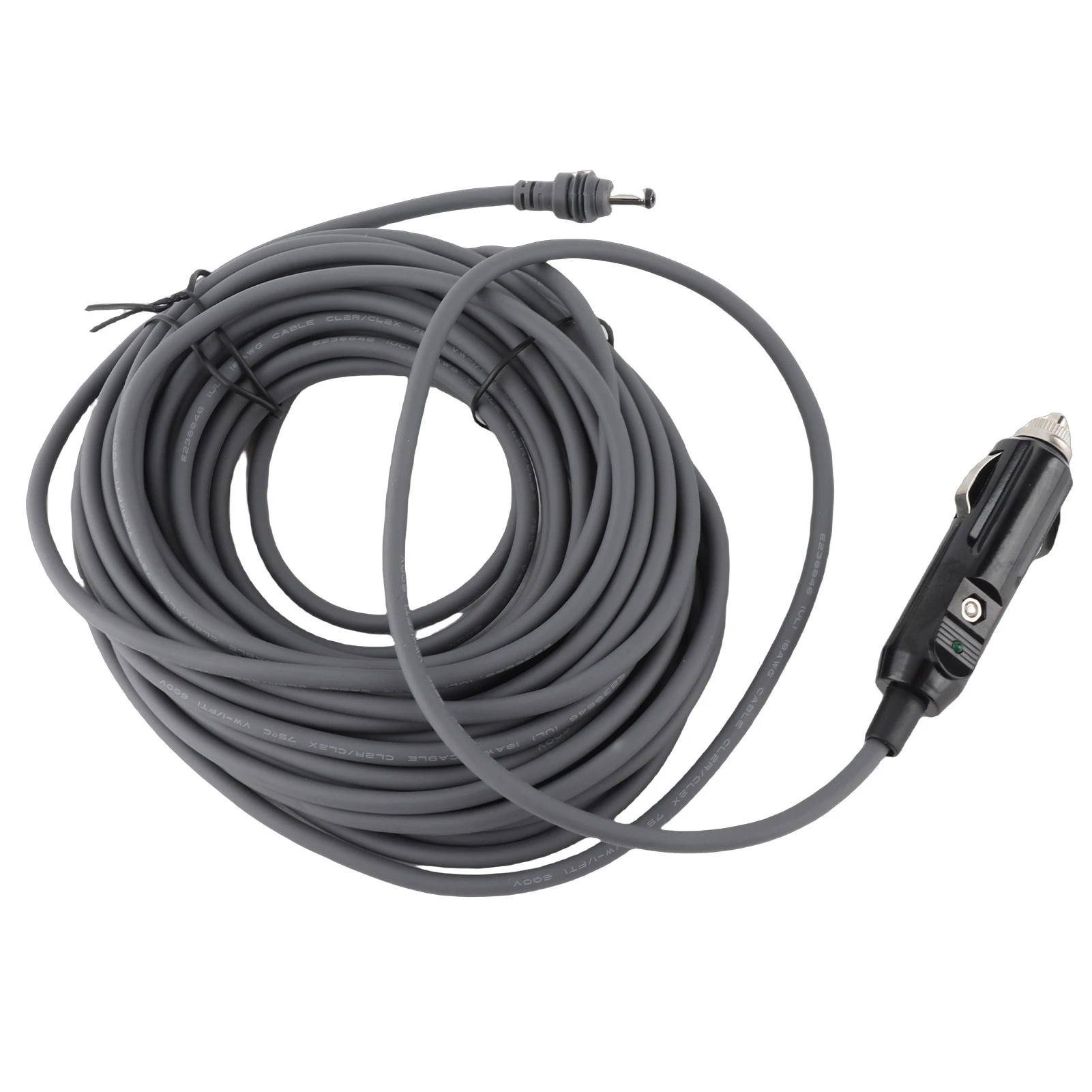 DC Car Power Cable for Satellite 18AWG IP68 Water Resistant Plug and Play DC Car Charger Power Supply Cable for Trucks Buses Lor