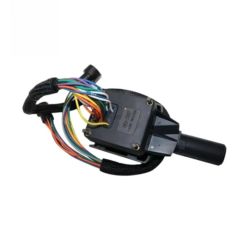 Construction machinery steering signal light switch column