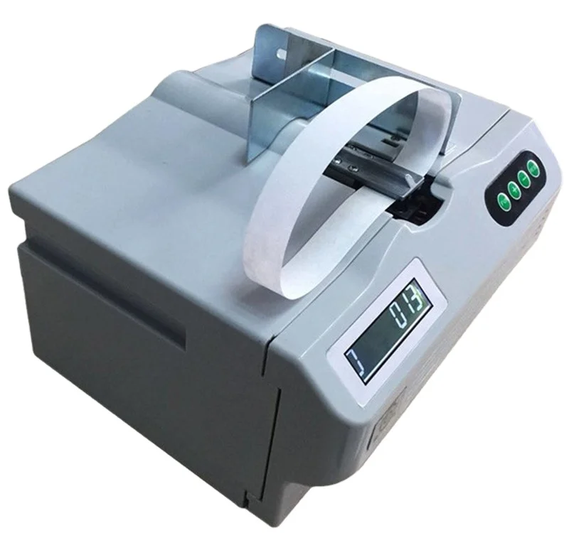 

Heat Sealing Wide 20mm Tape Bundling Machine Bundling Notes Currency Banding Machine
