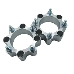 Pair of 4x110 ATV UTV Forged Aluminum ATV Wheel Spacers 45mm M10X1.25 Nuts for SUZUKI HONDA CF MOTO