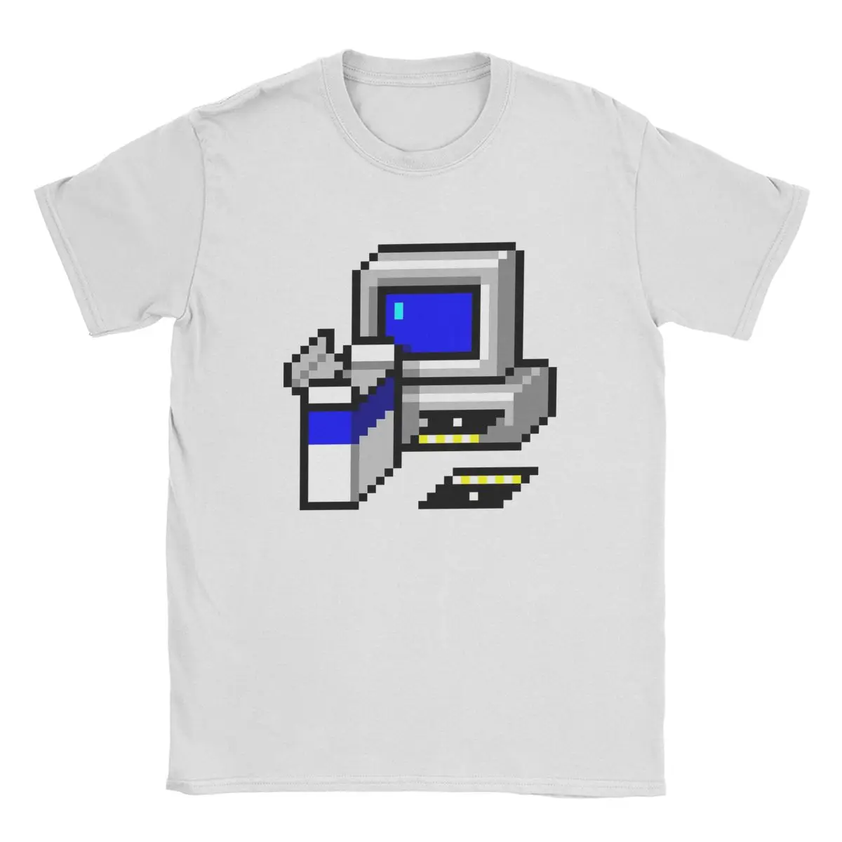 Install Windows95 Now! Classic T Shirt Men\'s 100% Cotton Leisure T-Shirt O Neck Microsofts Computer System Fun Tees Short Sleeve