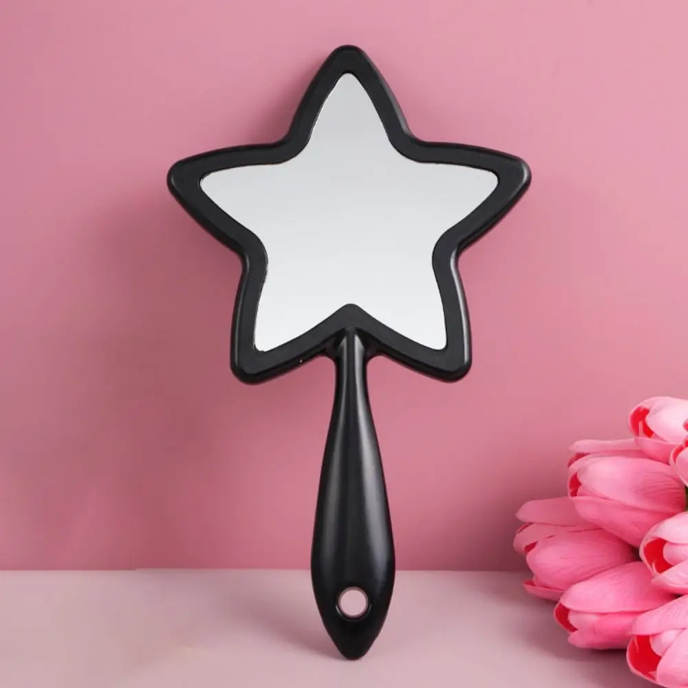 Pentagram Shape Five-pointed Star Mirror Single-sided High-definition Handheld Mirror With Hanging Hole Beauty Make-up Mirror