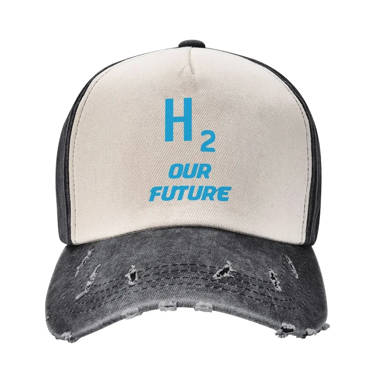 

H2 Our Future - Hydrogen Our Future - H2 Hydrogen Symbol Baseball Cap Trucker Hat Snap Back Hat sun caps Mens Tennis Women's