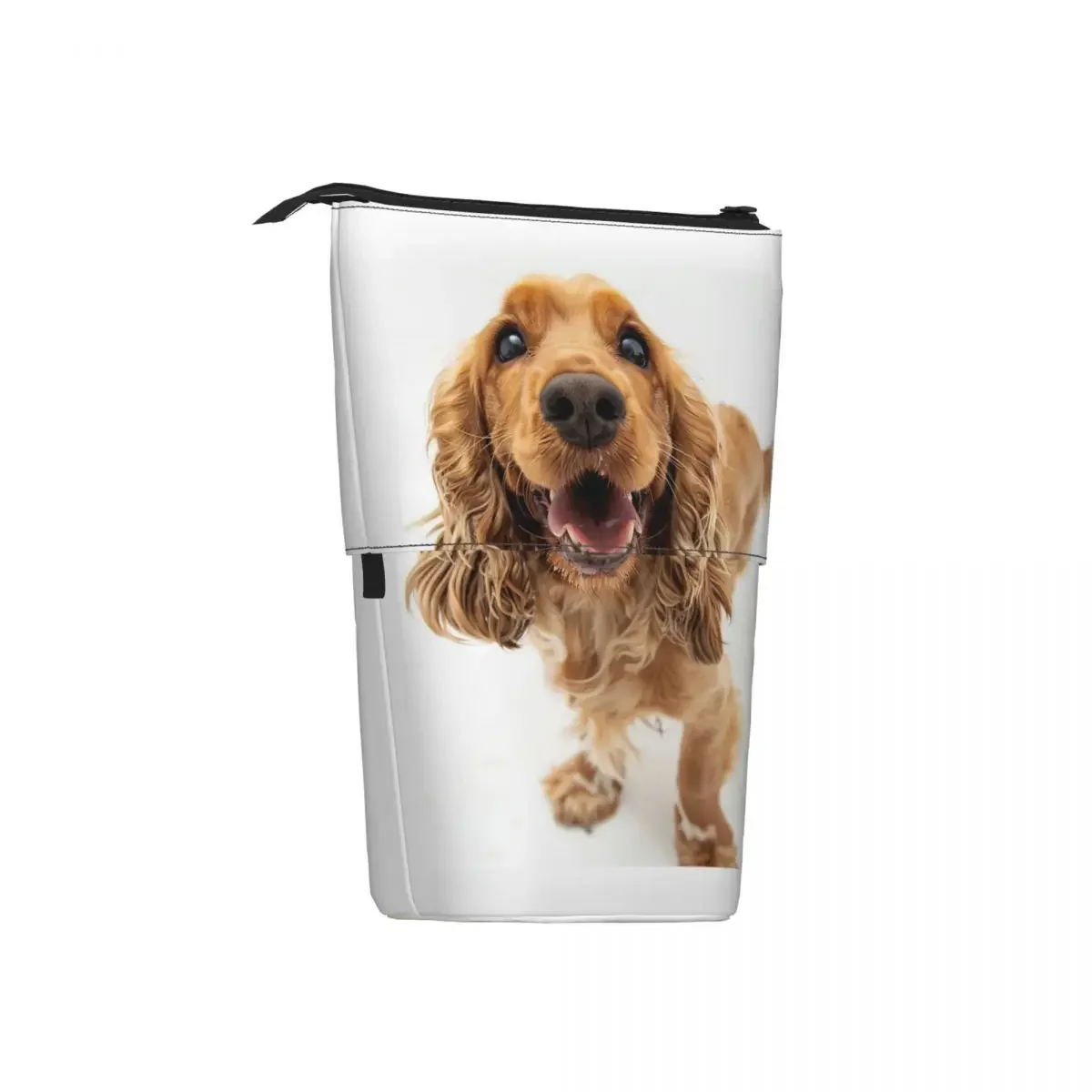 Tail Wagging Wisdom_ Nurturing Your Cocker Spaniel Spirit Reversible Pencil Cases Pencil Pouch Storage
