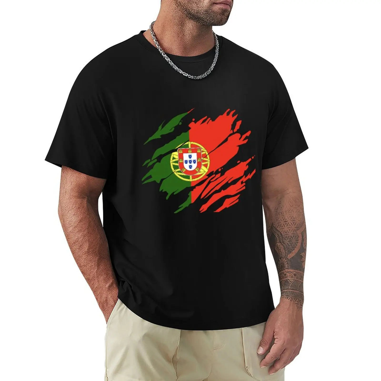 

portugal travel T-Shirt Funny t-shirt animal prinfor boys funny meme t-shirts Men's clothing