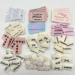 stock handmade  Sewing DIY clothing color Weaving mark，Handbook label
