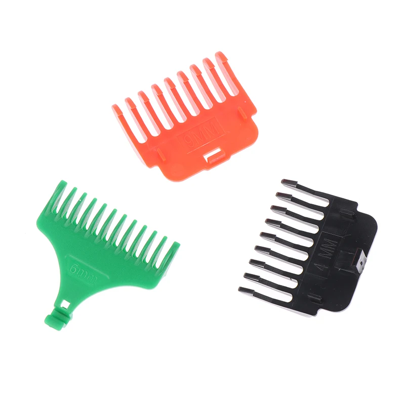6Pcs Hair Trimmer Limit Comb Universal Black Guards
