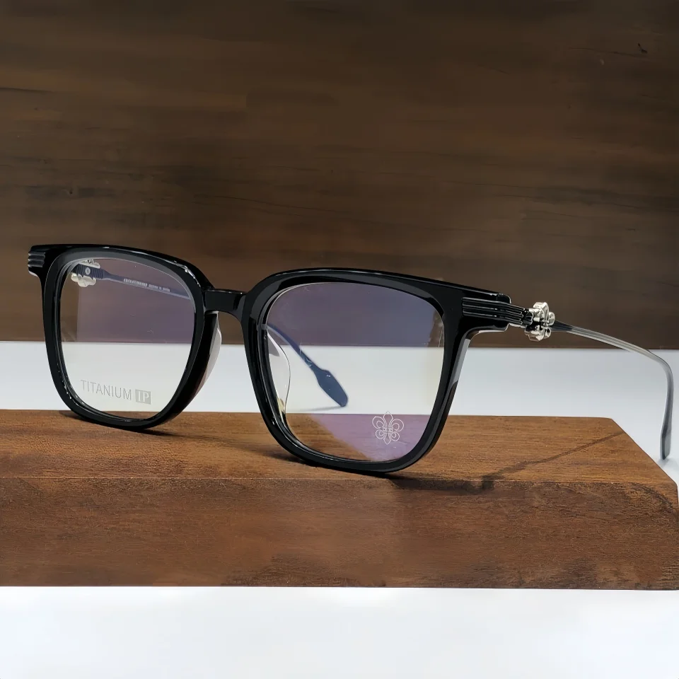 

Женские оптические компьютерные очки для чтения по рецепту, очки для близорукости, мужская модная роскошная квадратная оправа для очков из ацетата и титанового сплава