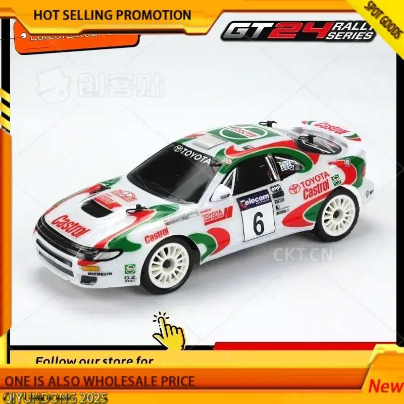 新しいカリスマ 1/24 スケール電動リモコン Rc カープロフェッショナルシミュレーション 4wd ドライブラリー蚊車モデルおもちゃクリスマス