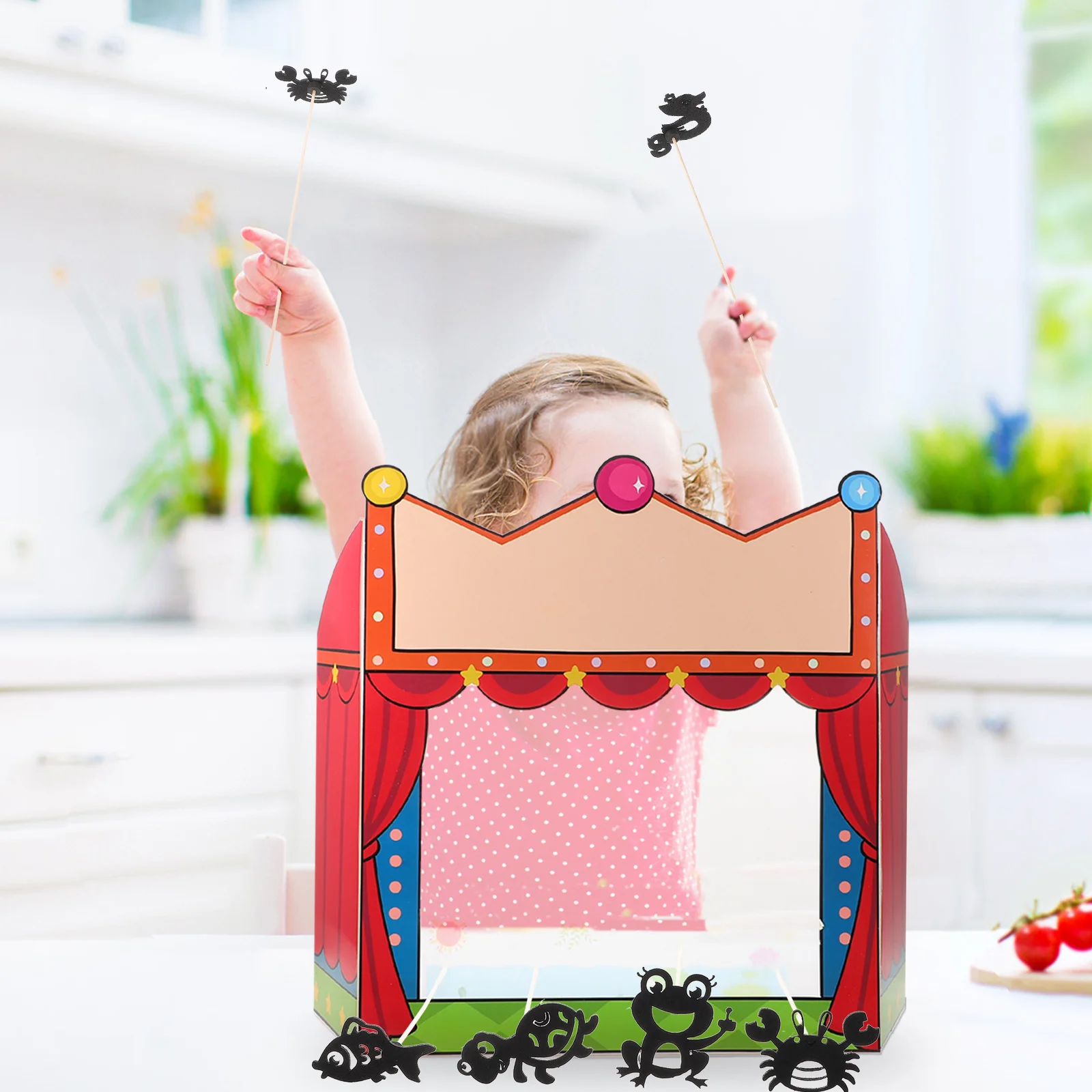 Zestaw do tworzenia klatkowych lalek, edukacyjny zestaw DIY do teatru, kreatywna zajęcie w klasie, tradycyjne chińskie klatki cieniowe