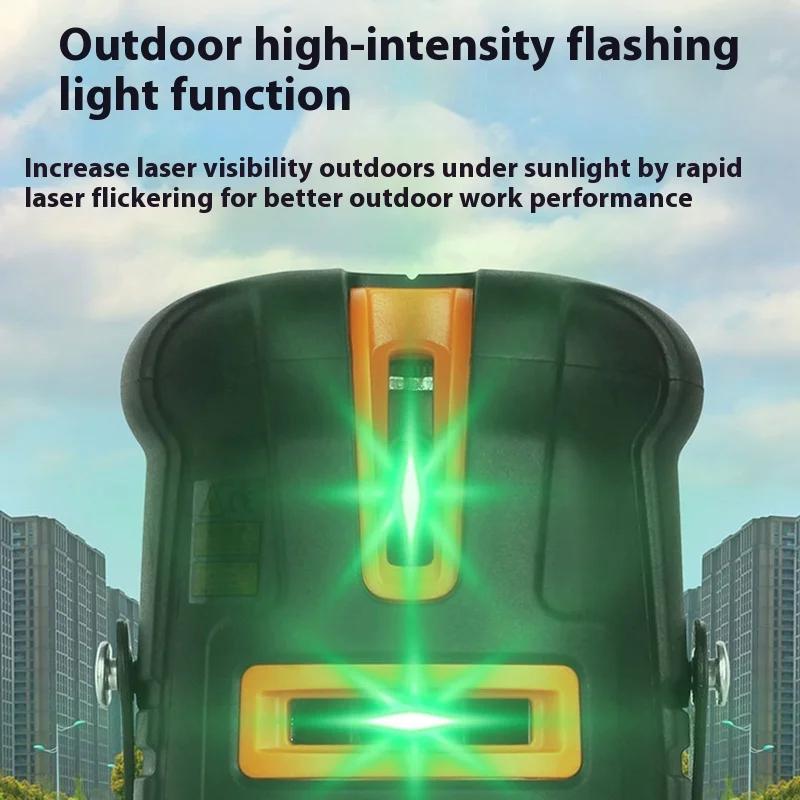 LSG625SPD Industrial Grade   Level Green Light 5-Line Leveling Instrument LD   Tube Supports Slope Line Anti-Drop